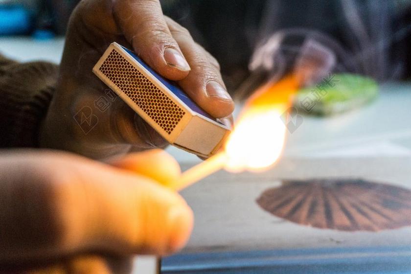 比赛 火 焦点 点燃 烧伤 匹配 火焰 枝 硫 光