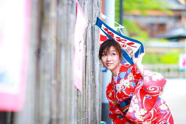 和服 女孩 夏季