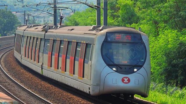 旅游清新香港邮政火车背景图片