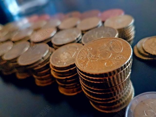 金融商务叠加的金钱背景图片