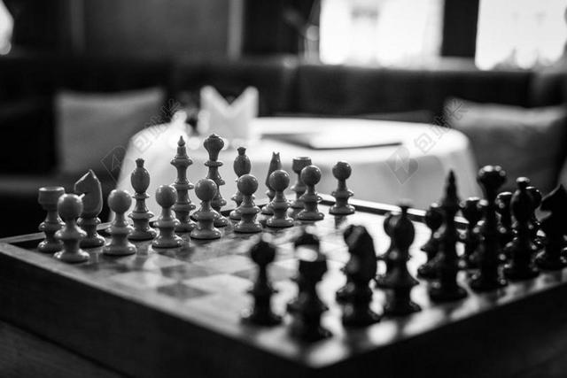 广告复古国际象棋背景图片