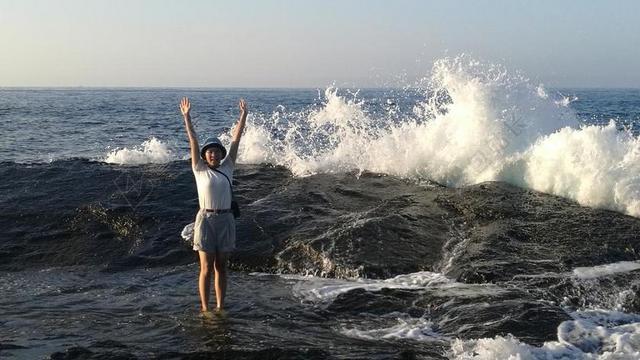 年輕 青年 20歳 台灣 海浪 太平洋 青春 活力