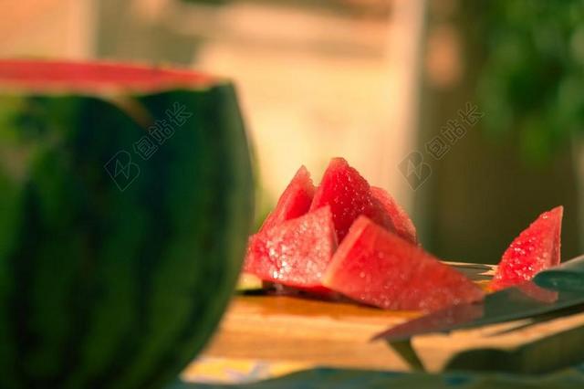 夏季 红色 绿色 水果 西瓜