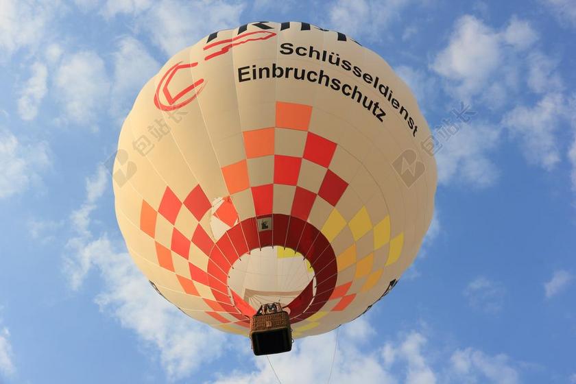 摄影天空热气球背景图片