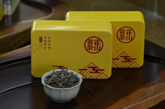 黄茶 茶叶 铁盒