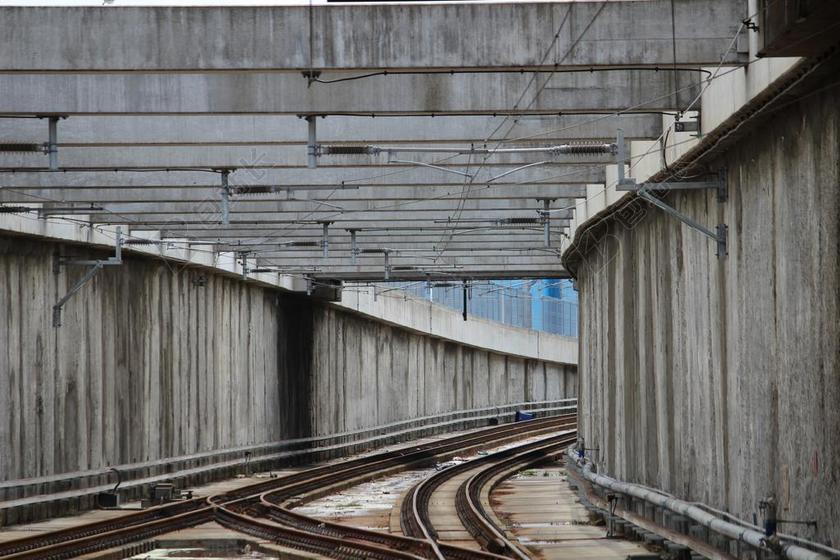 铁路轨道 地铁站 运输 城市 交通 地铁 铁路