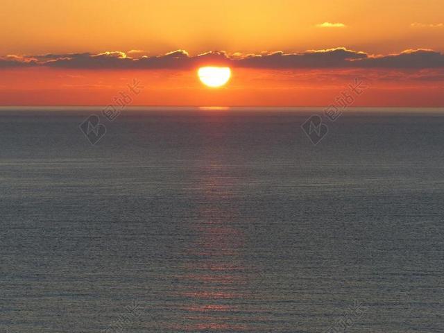 黎明 海 太阳 西班牙 海上日出 日出景观 天空 输出太阳