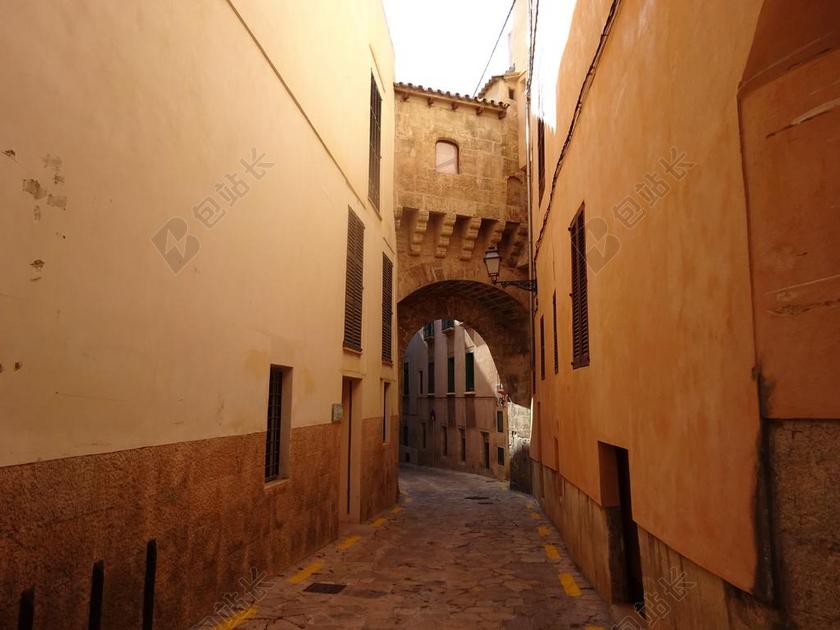 帕尔马 马洛卡 古老的小镇