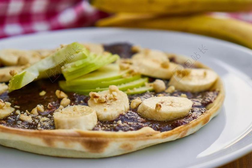 香蕉 巧克力 甜 摄影 饮食 小吃 甜的食物 烹饪 美味的
