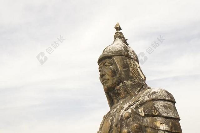 时尚蒙古雕塑背景图片