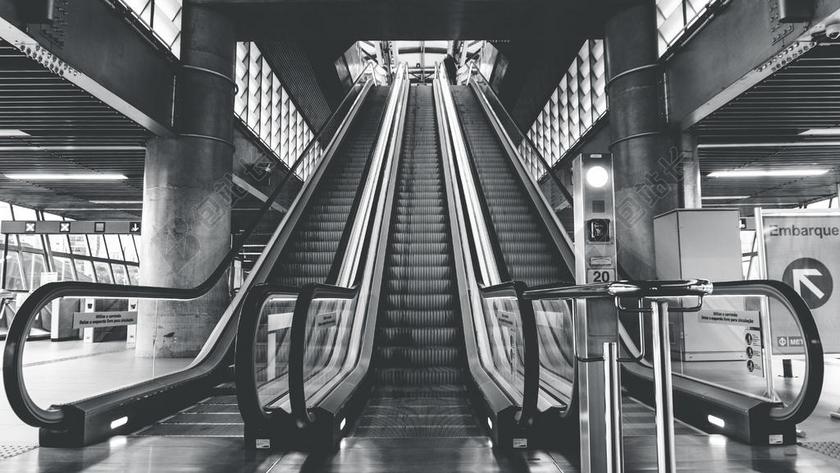 结构 建设 基础设施 建立 自动扶梯 楼梯