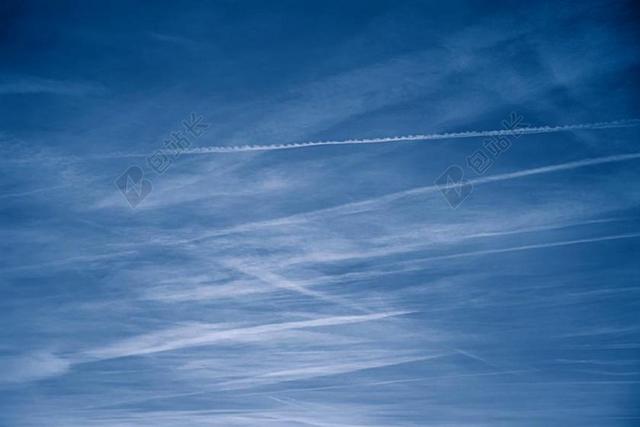航天航空飞机留下的划痕背景图片