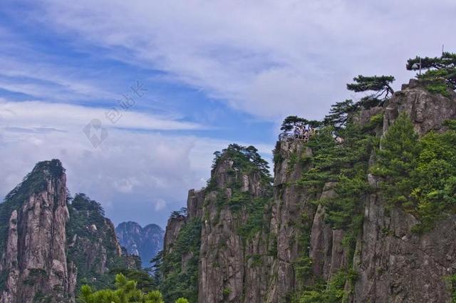 黄山 云海 山峰
