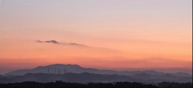 晚霞 增城 夕阳