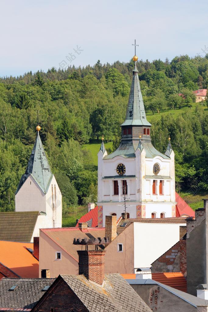 建筑 城市 房子 老镇 捷克共和国 景点 克 纪念碑 老建筑