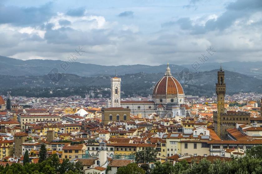 佛罗伦萨 视线 城市景观 城市 古老的小镇 看 VISTA