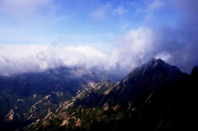 云海 黄山 碧空