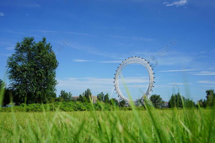 摩天轮 潍坊 远景