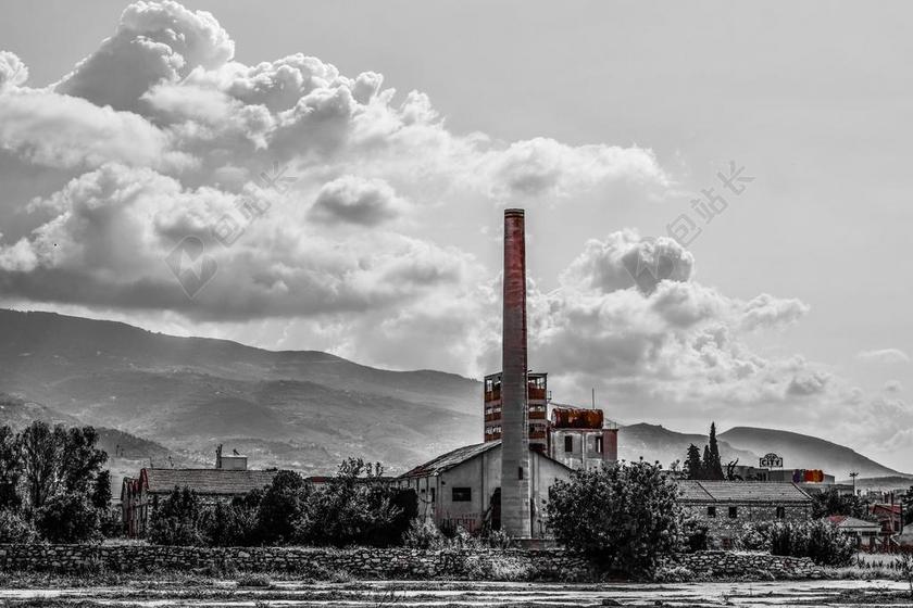 工厂 老 弃 工业 建设 那些 脏 空 生疏 破碎 结构