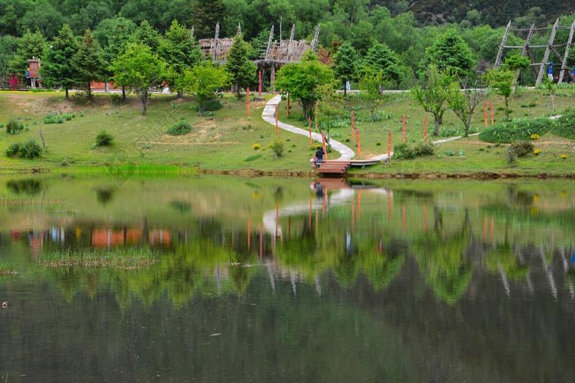 风景 香格里拉 普达措 电脑壁纸