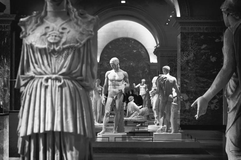 艺术 雕塑 文艺复兴 造像 黑色和白色